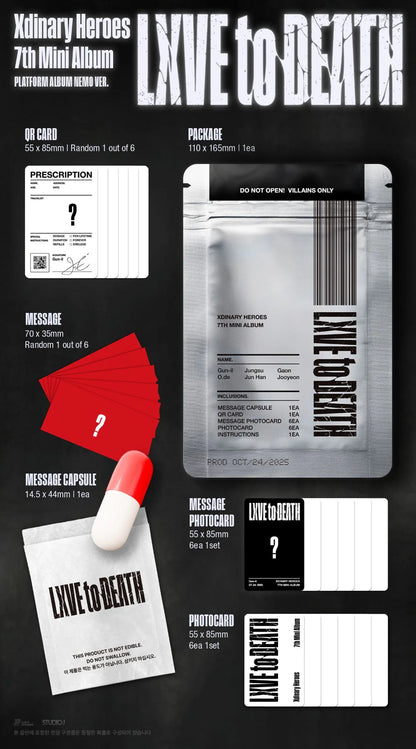 Xdinary-Heroes - LXVE to DEATH [Platform Album Nemo Ver.]