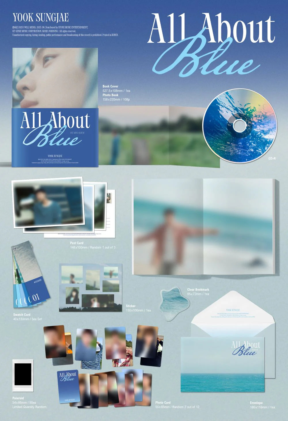 YOOK SUNGJAE (BTOB) - All About Blue [Standard Ver.]