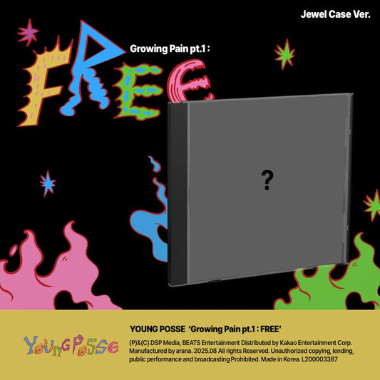 YOUNG POSSE - Growing Pain pt.1 : FREE [Jewel Case Ver.]