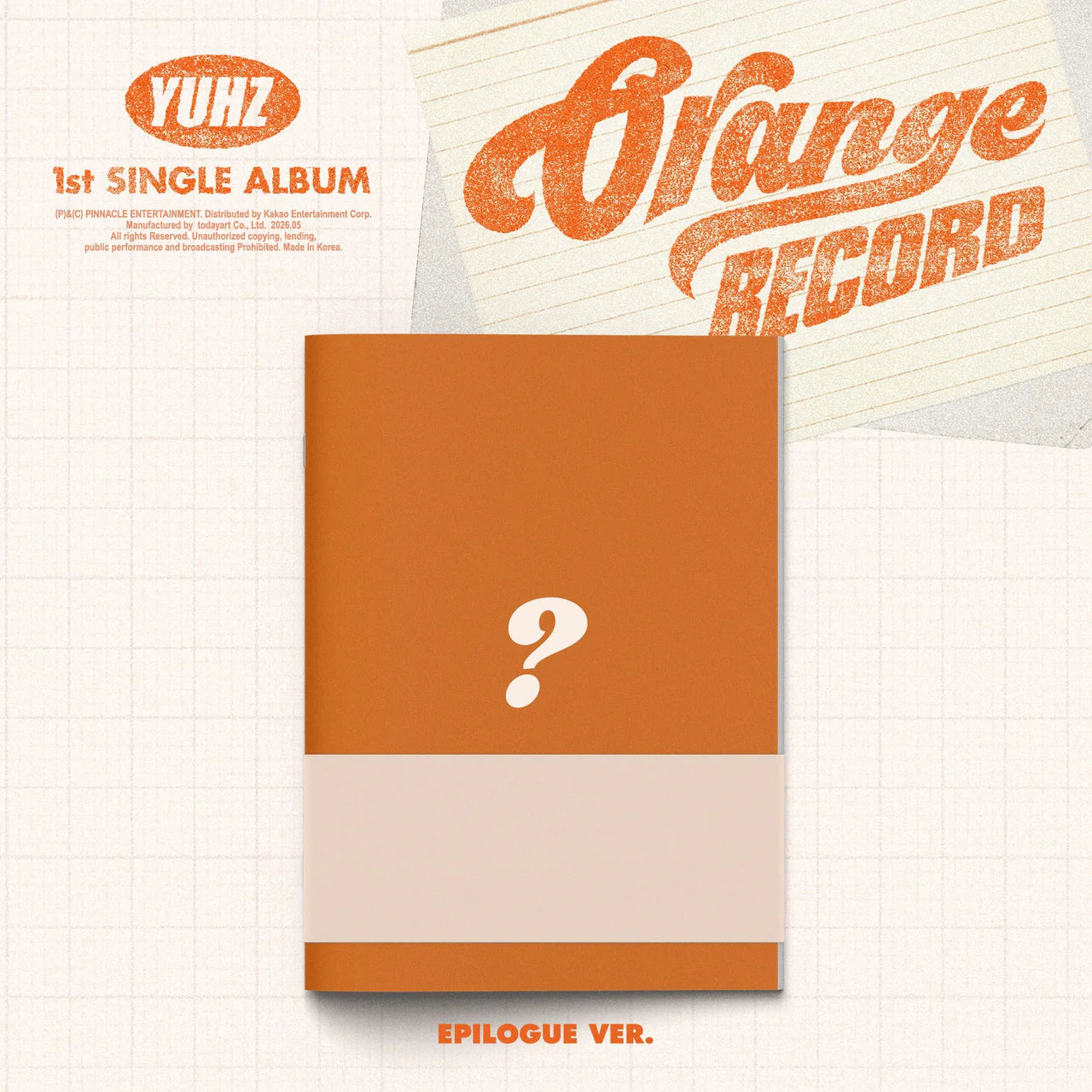 YUHZ - Orange Record [Epilogue Ver. (Kiwee Album)]
