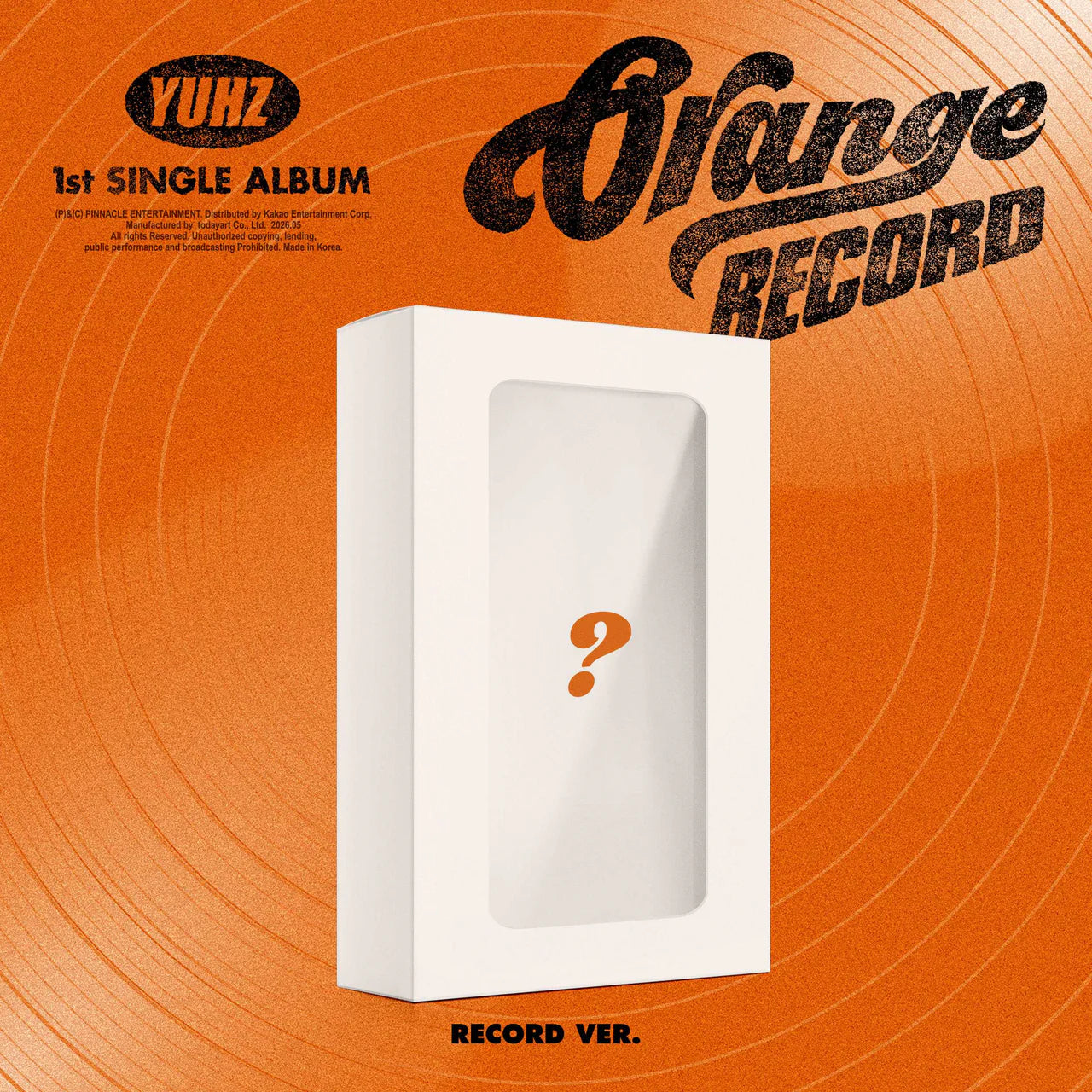 YUHZ - Orange Record [Record Ver. (Kiwee Album)]