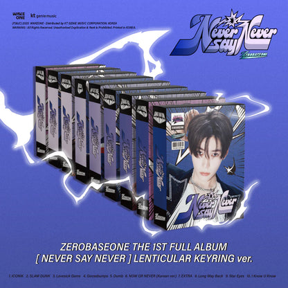 ZEROBASEONE - NEVER SAY NEVER [LENTICULAR KEYRING Ver.]