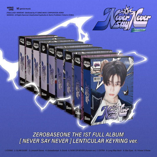 ZEROBASEONE - NEVER SAY NEVER [LENTICULAR KEYRING Ver.]