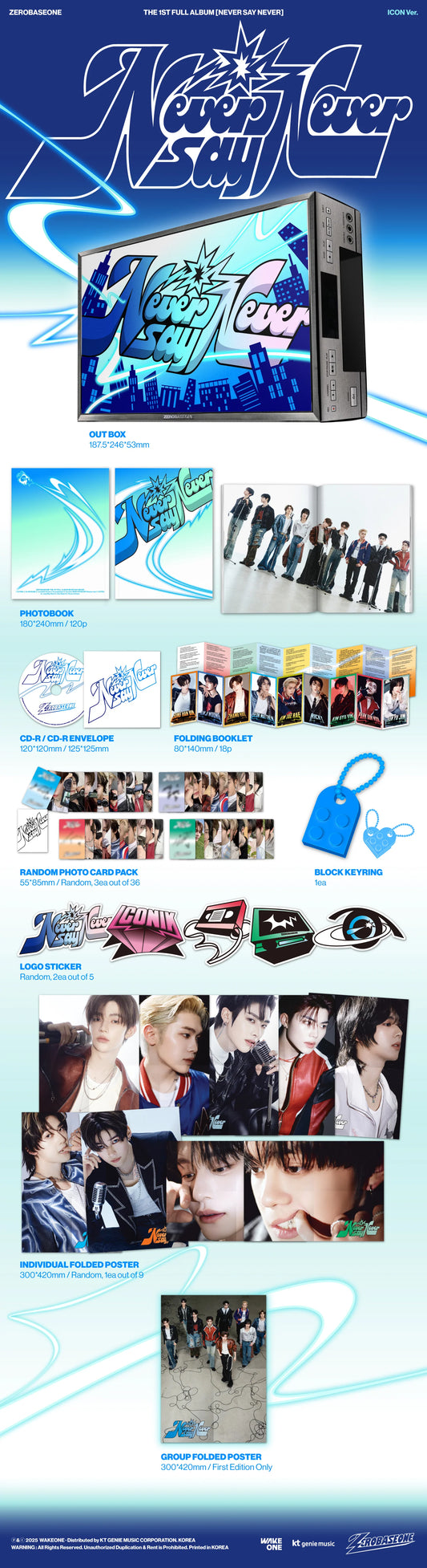 ZEROBASEONE - NEVER SAY NEVER [PHOTOBOOK Ver.]
