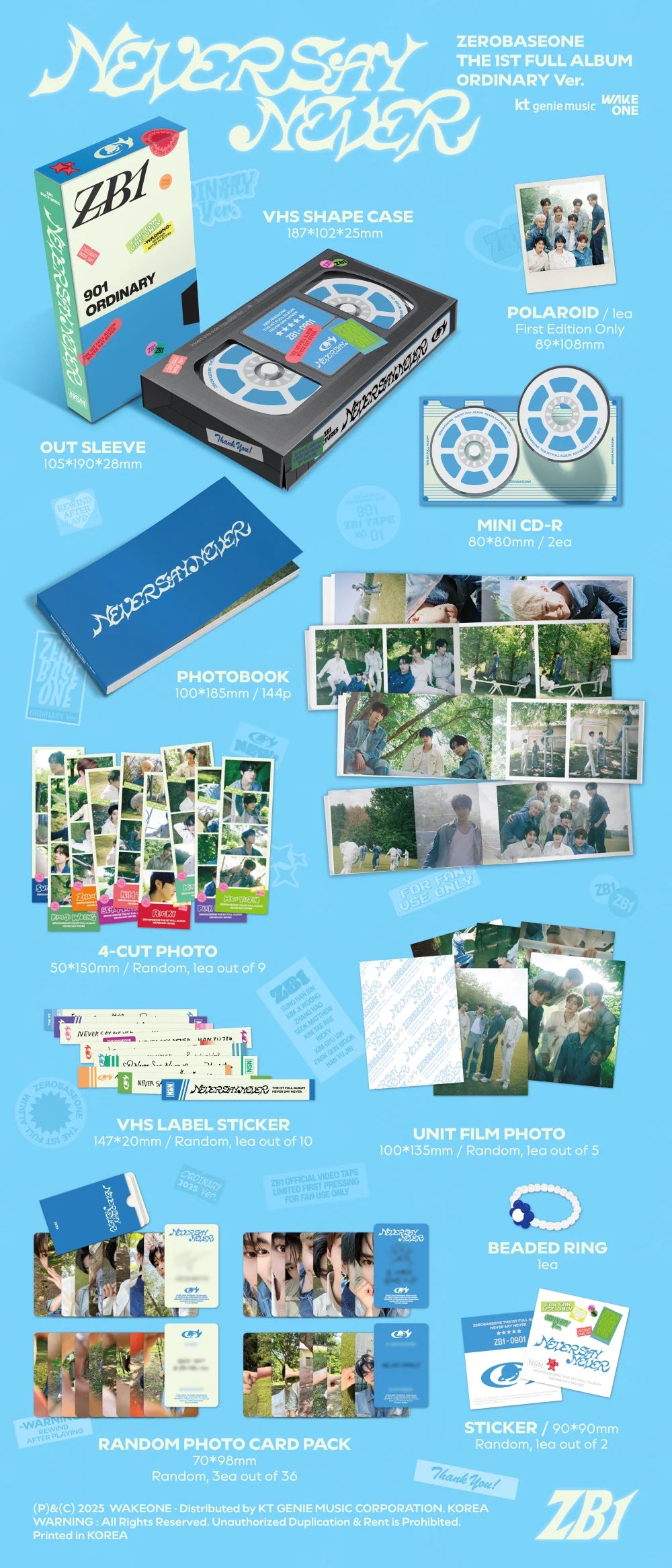 ZEROBASEONE - NEVER SAY NEVER [PHOTOBOOK Ver.]