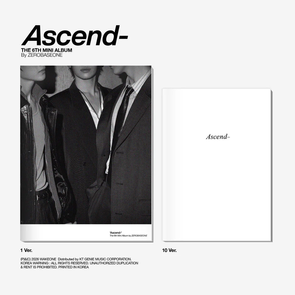 ZEROBASEONE - Ascend- [Photobook Ver.]
