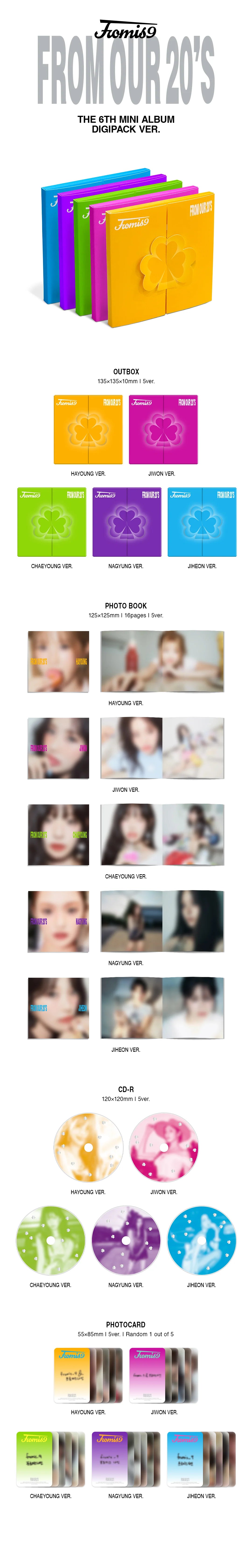 fromis_9 - From Our 20's [Digipack Ver.]