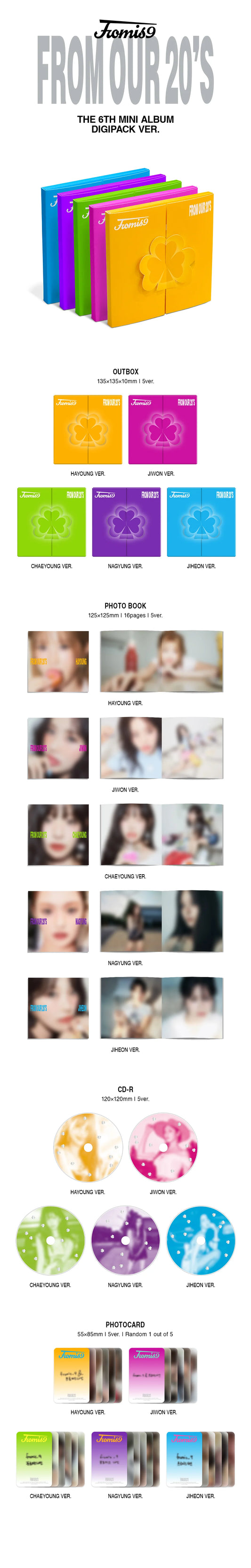 fromis_9 - From Our 20's [Digipack Ver.]
