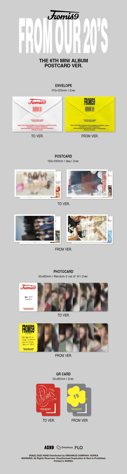 fromis_9 - From Our 20's [Postcard Ver.]