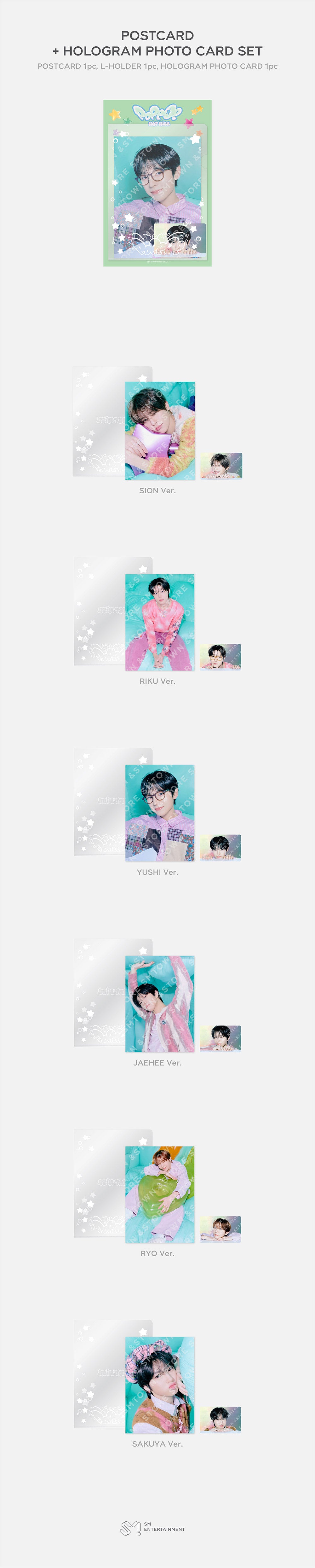 NCT WISH - poppop Goods [POSTCARD + HOLOGRAM PHOTOCARD SET]