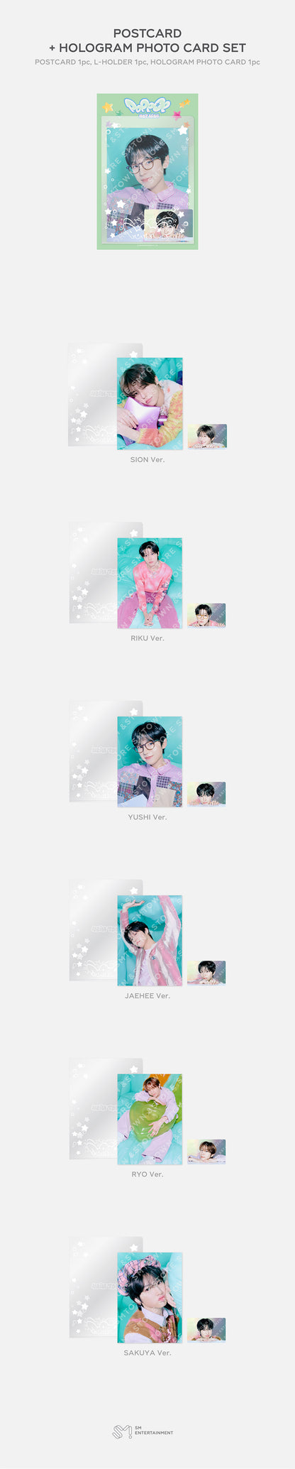 NCT WISH - poppop Goods [POSTCARD + HOLOGRAM PHOTOCARD SET]