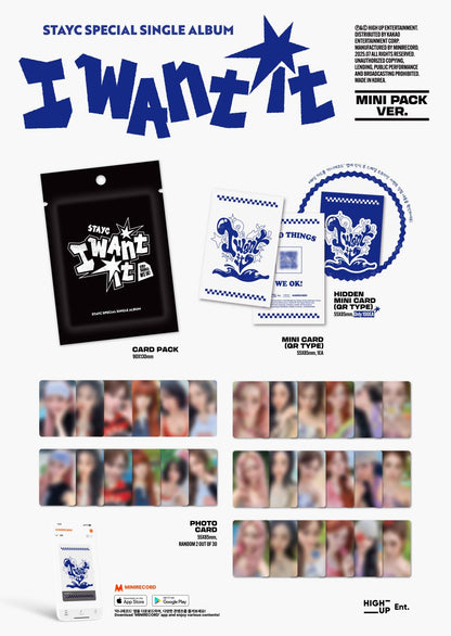 STAYC - I WANT IT [MINI PACK Ver.]