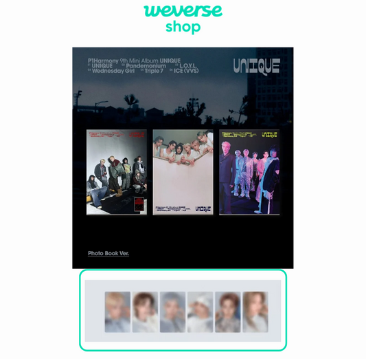 [WV STUDIO CHOOM POB] P1Harmony - UNIQUE [Photobook Ver.]