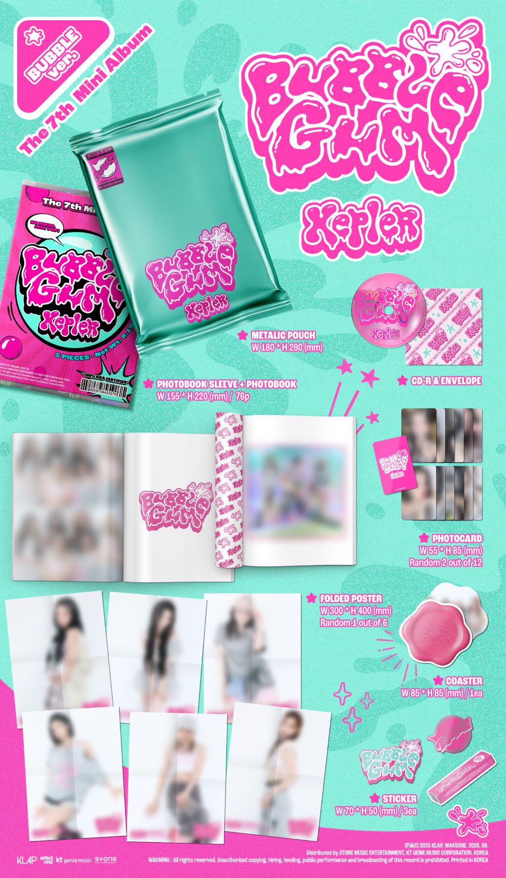 Kep1er - BUBBLE GUM [Standard Ver.]