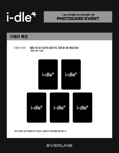 [Everline POB] i-dle - We are [Standard Ver.]