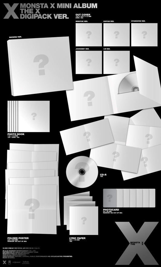 MONSTA X - THE X [DIGIPACK Ver.]